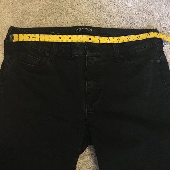 Liverpool Jeans Company Black Denim Straight Cut Jeans - Picture 10 of 14